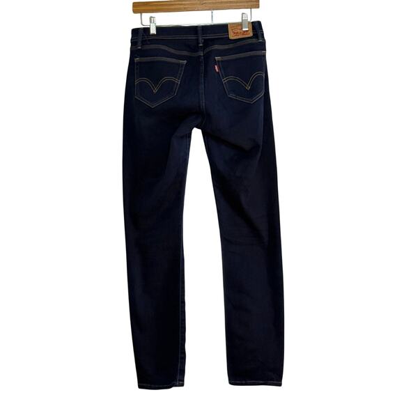 Levi's Straight Leg 529 Curvy/Skinny Jeans in Dark Wash - Picture 2 of 4